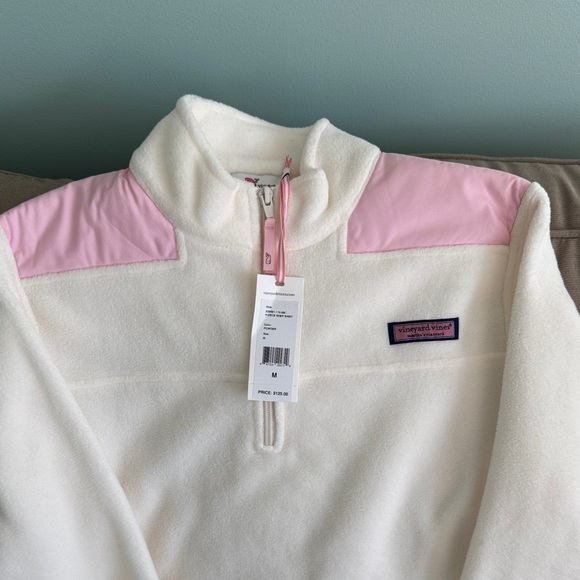 Vineyard Vines White and Pink Jacket - Picture 3 of 5